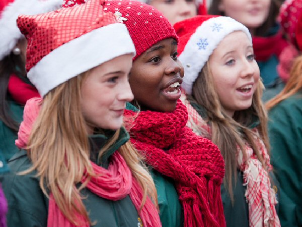 Christmas caroling - a generous activity
